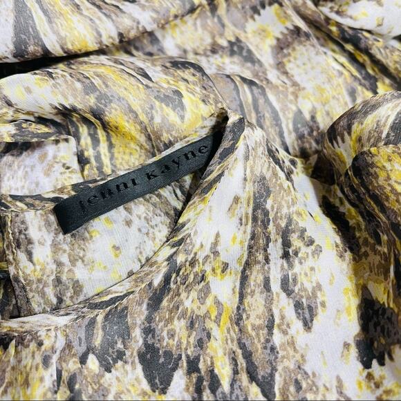 Jenni Kayne Long Sleeve Dress in Grey Multi Snake print Size S - Picture 12 of 14